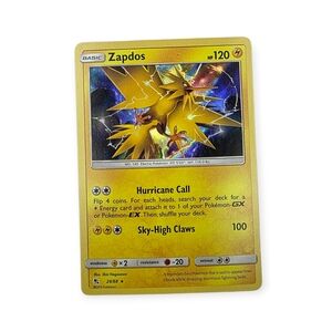 (2019) Zapdos 24/68 Holo Rare Hidden Fates Pokemon Trading Card